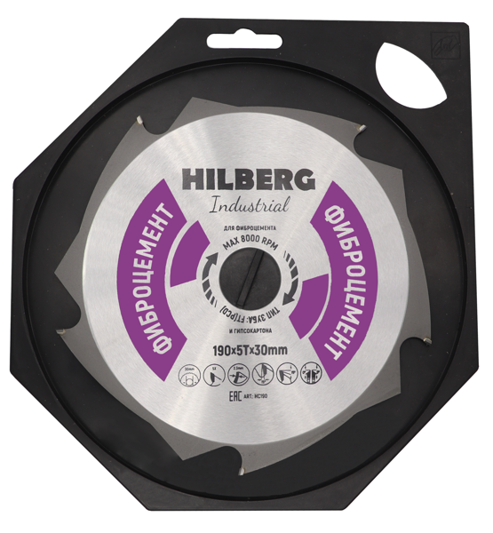 HC190 Hilberg Indastrial Фиброцемент 190-5Т-30 мм упаковка