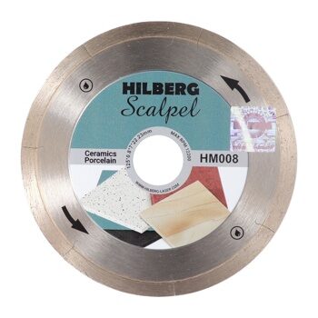 Диск алмазный отрезной 125*22,23 Hilberg Scalpel 0,8 mm HM008